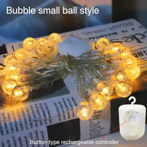 Rechargeable LED Christmas Decorative String Lights for Camping and Holiday Festivities 36V 5000 Hours IP44
