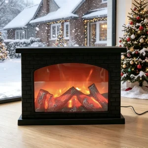 Rectangular Flameless Simulation Lanterns LED Portable Realistic Effect USB Battery Powered Indoor Light Decor