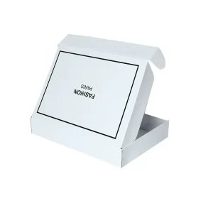 Recyclable Gift Holiday Shipping Packaging Supplier White Mailer Box with Custom Logo