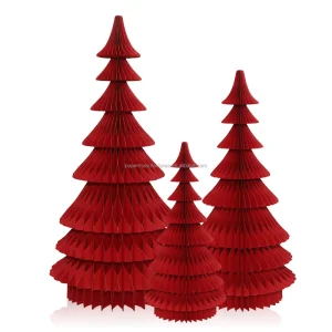 Red Year Christmas Tree Ornament Decorations Centerpieces Indoor Window Display Ornaments Home Decor