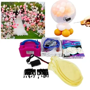 Remote Control Balloon Blasting Stuffing Machine for Promotional Party Supplies Wedding Entry Decoration Marriage Diwali
