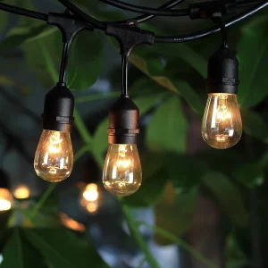 Replaceable Holiday S14 Pendant Festoon Patio Lights Holiday Decorative Christmas Outdoor