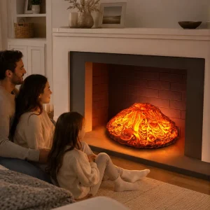 Resin Charcoal Effect Decoration for Electric Fireplace
