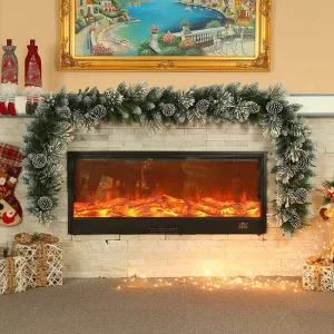 Retail New Christmas Garland Snow Flocking 2.7M Christmas Decorations Luxury Christmas Garlands