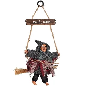 Retro Witch Pendants for Halloween KTV Bar Decorations Haunted House Props Christmas Ghost Festival Party Decorations