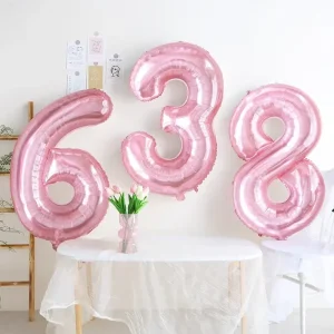 Reusable Giant Foil Number Balloons 0 9 Milestone Number Mylar Balloon for Graduation Birthday Celebration