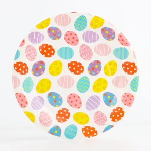 Rigid Unbleached Oil Proof Eco Packaging Dessert Cake Bamboo Fiber Microwave Safe Custom Logo Paper Plate