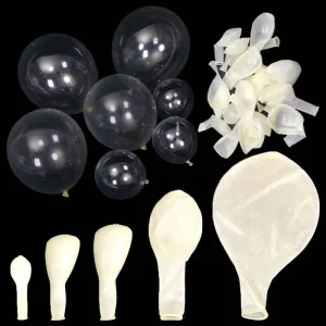 Romantic Wedding Party Birthday Valentine’s Day Decoration Eco Friendly Transparent Latex Inflatable Air Balls Silk Screen