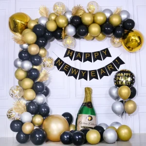 Room Decoration Happy New Year Balloon Set Party Supplies
