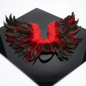 Rooster Feather Angel Wing for Christmas Party Stuff Costume Cosplay Dance Stage Show Carnival Halloween Festive Decor