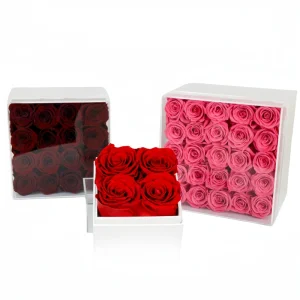 Rose Gift Box Valentine’s Eternal Flower Home Decor OEM ODM Options