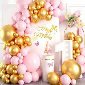 Rose Gold Balloon Set for Wedding Party Christmas Halloween New Year Decorations Happy Birthday Arch Layout Props