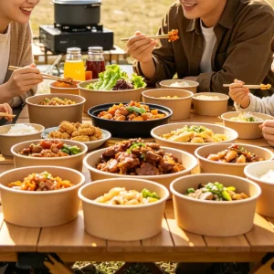 Round Paper Plate Serving Tray For Tableware Snack Cake Board Disposable Grease Resistant Dessert Dish Food Grade Platter