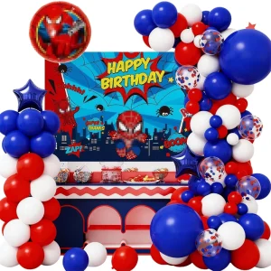 Rubber Birthday Balloon Set for Children’s First Birthday Photo Props Backdrop Wall Decorations Themed Party Supplies