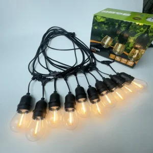 S14 Waterproof Outdoor String Lights Commercial Grade S14 Patio Lights S14 Led Festoon Lights for Garden