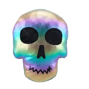 SOTE Hot Selling Cotton Colored Skull Head Throw Pillow Cartoon Indoor Decoration for Halloween