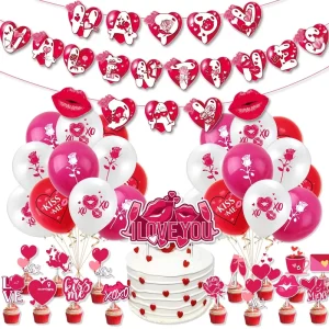 San Valentines Valentines Day Decoration Set for Saint Valentin Wedding Decor Party Supplies