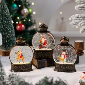 Santa Claus Water-Filled Christmas Night Light