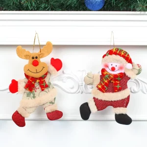 Santa Tree Toy Doll Christmas Hanging Ornament