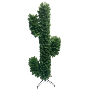 Seasonal Decoration for Holiday Decor Cactus Shape of Decoration 210CM Green Decorative Cactus