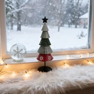Seasonal Tree Living Room Home Creative Metal Art Deco Handicraft Digital Christmas Tree Projection Function Indoor Outdoor
