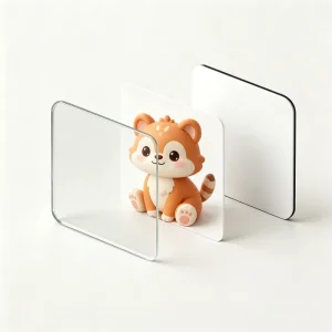 Self-Adhesive Durable Acrylic UV Printed Fridge Magnet DIY Kit Cute Square Cartoon Magnets Kitchen Office Party Decor