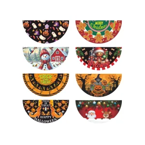 Semi Circle Customizable Polyester Banner for Shein Festival Halloween Graduation Decorative Photo Party Tradeshow
