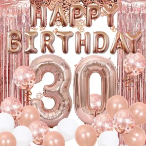 Sequin Birthday Balloon Set Adult Ceremony Party Decorations Festive Supplies Celebration Ornaments