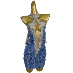Sexy Hollow Out Sequin Rhinestone Birthday Party Pencil Dress Plus Size Lady Mini Evening Cocktail Sheath Dress Women Club Wear