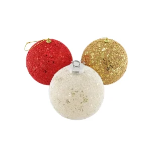 Shatterproof Plastic Christmas Decorations for Weddings and Parties