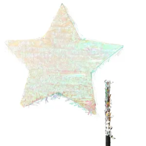 Shiny Glittery Silver Foil Glow Pinata Party Supplies Children’s Back School Graduation April Fool’s Day Decorations Disposable