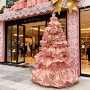 Simple Floral Wedding Background Decoration Outdoor Tree shaped Wedding Backdrop Decoration