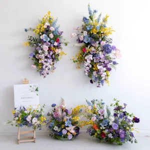 Simulated Floral Art Wall Hanging Decoration Wedding Banquet Event Ceremony Wedding Centerpieces Table Decorations