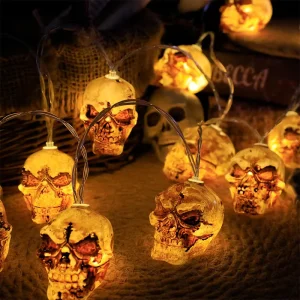 Skull LED Halloween String Lights Home Decorative Lighting for Halloween