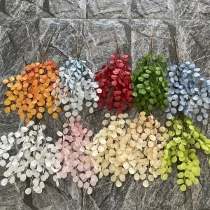 Small Bundled Money Tree Eucalyptus Leaves 10/20pcs for Home & Outdoor Decoration Mother’s Day & New Year