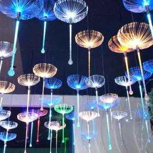 Small LED Fiber Optic Flower Light IP68 Rated for Indoor & Outdoor Decorative Lighting