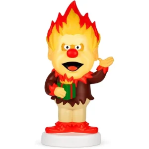 Snow Miser Blow Mold Christmas Decor Retro Holiday Figure for Outdoor Lawn Porch Yard and July Display (Red)