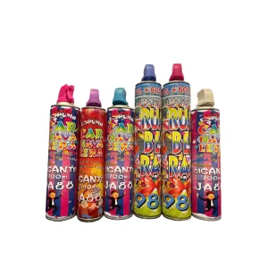 Snow Spray Foam Carnival Party Foam New Year Graduation Decoration Customized Color Durable Portable