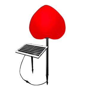 Solar Heart Lamp Festival Atmosphere Lights for Weddings IP65 Waterproof 3000K 4000K 6500K Color Temperature