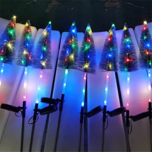Solar Powered Christmas Tree Light Wedding Party Decoration Courtyard Garden Street Display