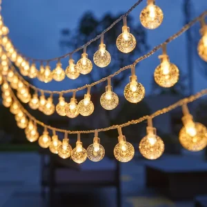 Solar Powered LED Small Colorful String Lights Outdoor Christmas Decoration Waterproof LED Fairy String Light
