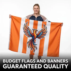 Source Factory Custom Promotional Banner Sign for Shopping Mall Durable Polyester Dye Sublimation Printing Waterproof
