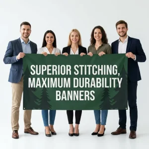 Source Factory Custom Vinyl Banners for Business Storefront Heavy Duty Polyester Double Sided Printing Weatherproof