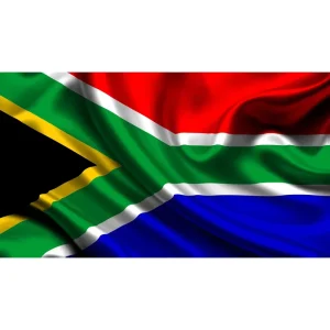 South African Flag 5 x 8 Inch Wire Mesh Digital Sublimation National Polyester Flag