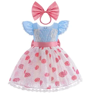 Sparkling Shepherdess Girls’ Glittery Birthday Party Dress Halloween Dresses Cosplay Costumes Kid Costumes Kids Carnival Costume