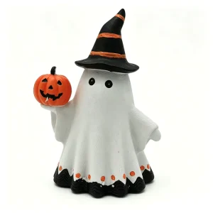 Spooky Ghost Sculptures Resin Halloween Ghost Ornaments Offices Home Table Decor