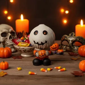 Spooky Light Up Ghost Resin Statue Scary Halloween Figure For Haunted House Party Tabletop Decor Waterproof