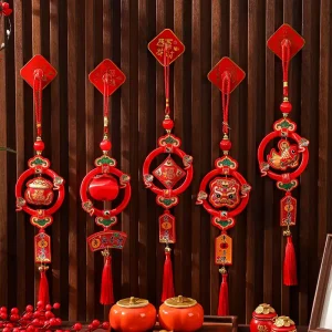 Spring Festival Hanging Decoration Tassel Ornament Chinese Home Wall Door Knot Hanging Decoration