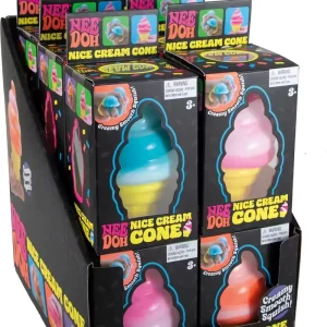 Squish Toy Needoh Nice Ice Cream Cone Gradient Ice Cream Stress Relief Squeeze Toy