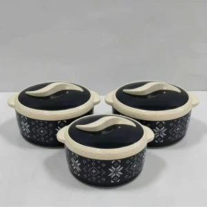 Stackable Thermal Food Storage 1.5L 2L 2.5L Snowflake Print Insulated Hot Pot Kitchenware Bulk Export Global